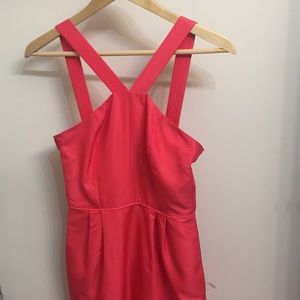Super femme hot pink summer dress by J. Crew